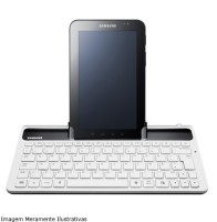 Teclado para Samsung Galaxy Tab 7" com Portas para Carregador e Saída de Áudio - ECRK10BWE 